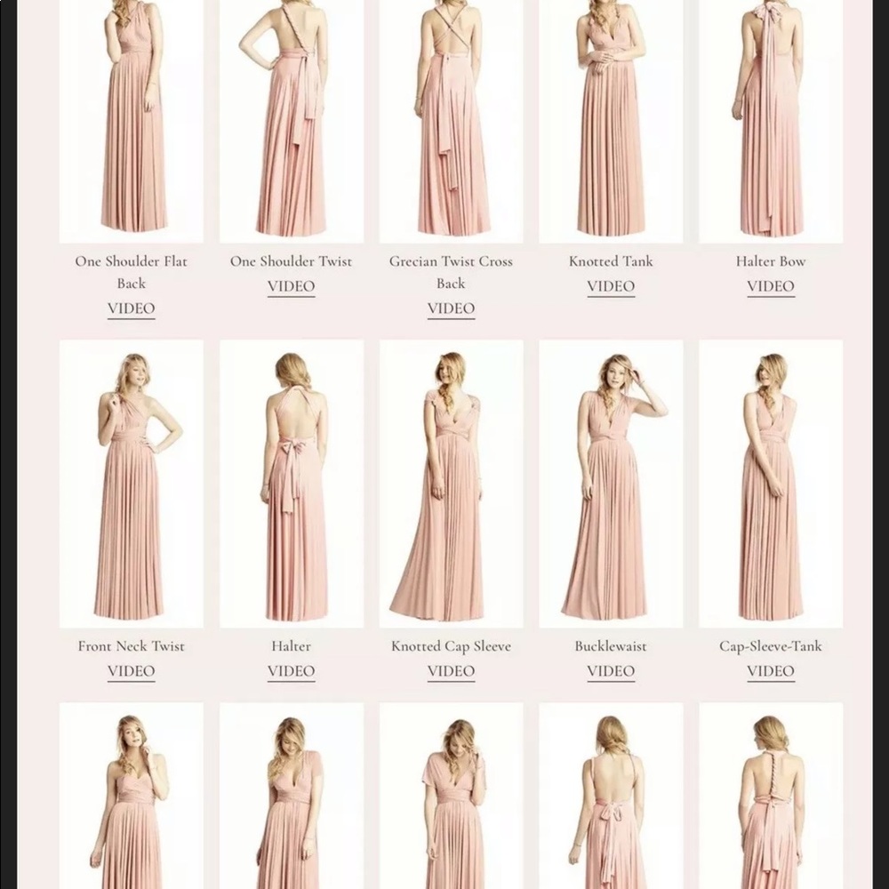 NWT BHLDN TWOBIRDS GINGER CONVERTIBLE DRESS SIZE B Z25-13 - Picture 4 of 4